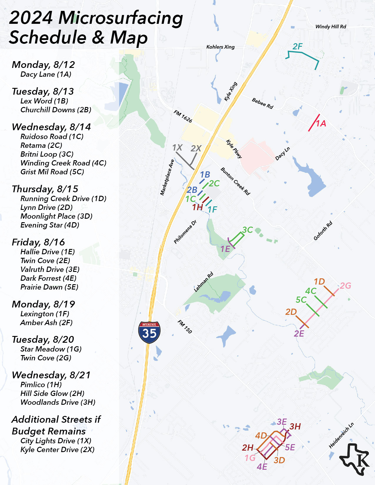 Microsurfacing Map 2024