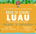 Back to School Luau for All Abilities