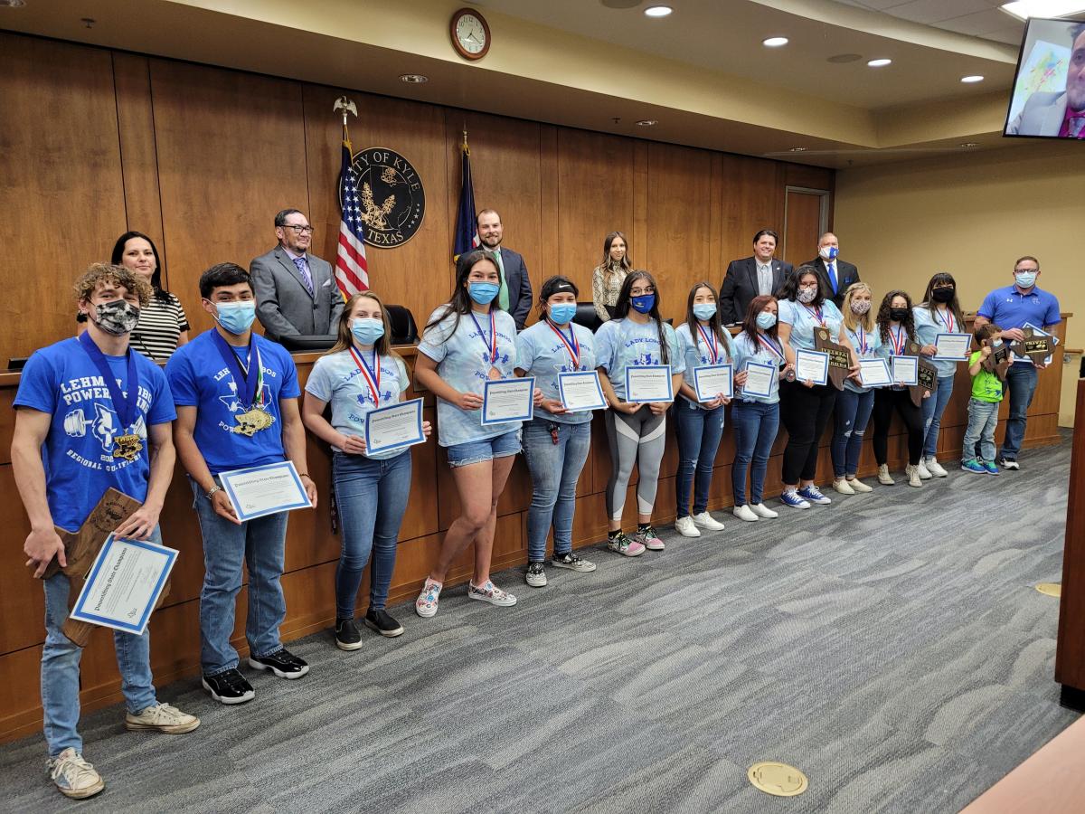 Recognition of the Lehman Lobo Powerlifting Teams - Men's and Women's State Championships 2020-2021