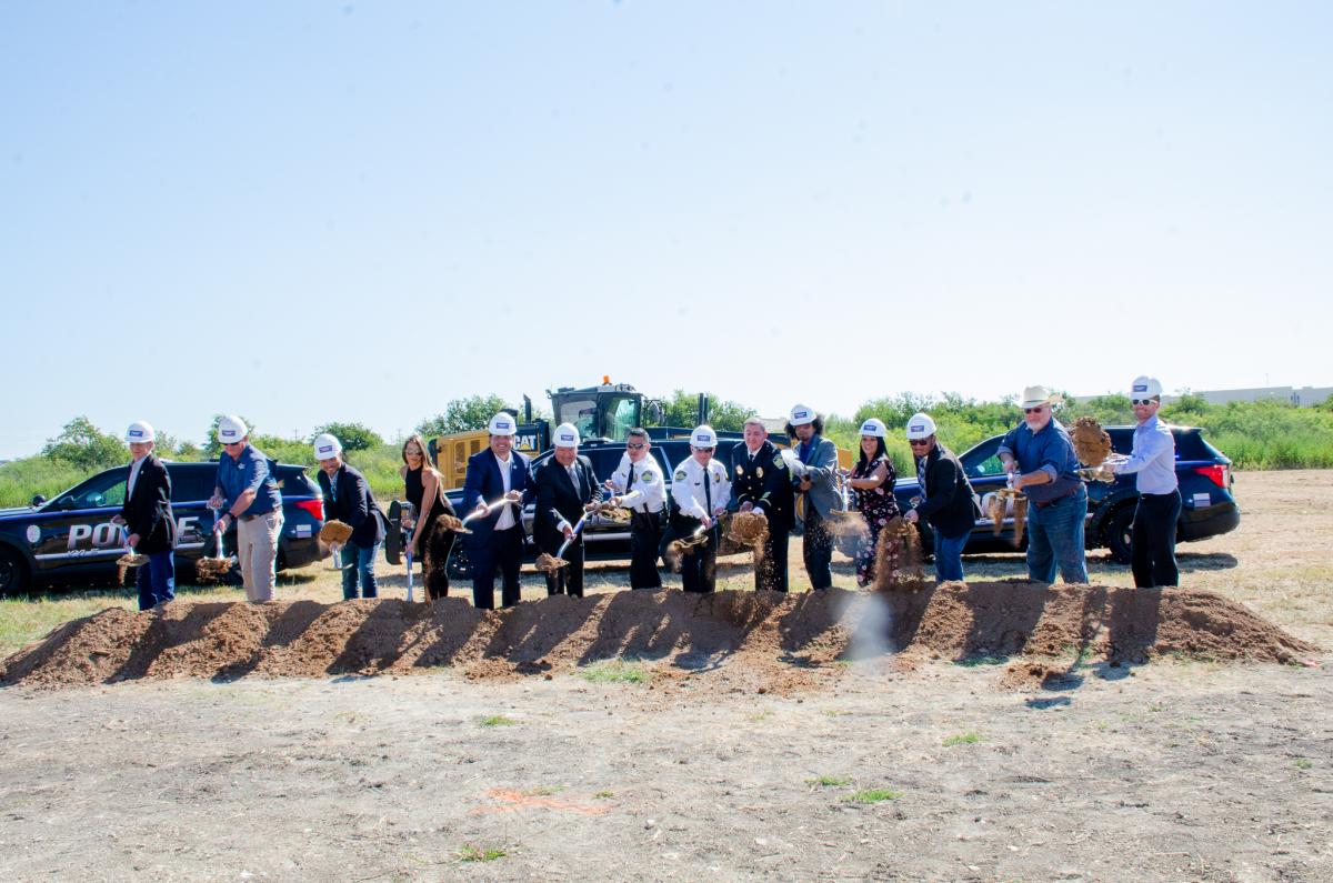 Shovel ceremony for Public Safety Center groundbreaking