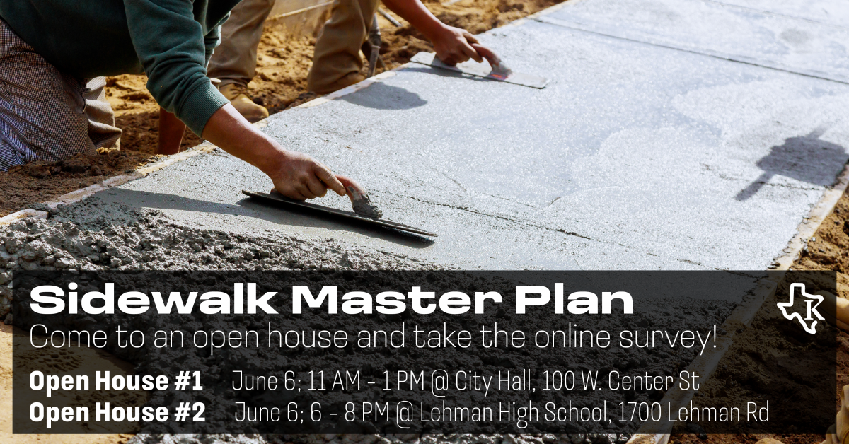 Sidewalk Master Plan
